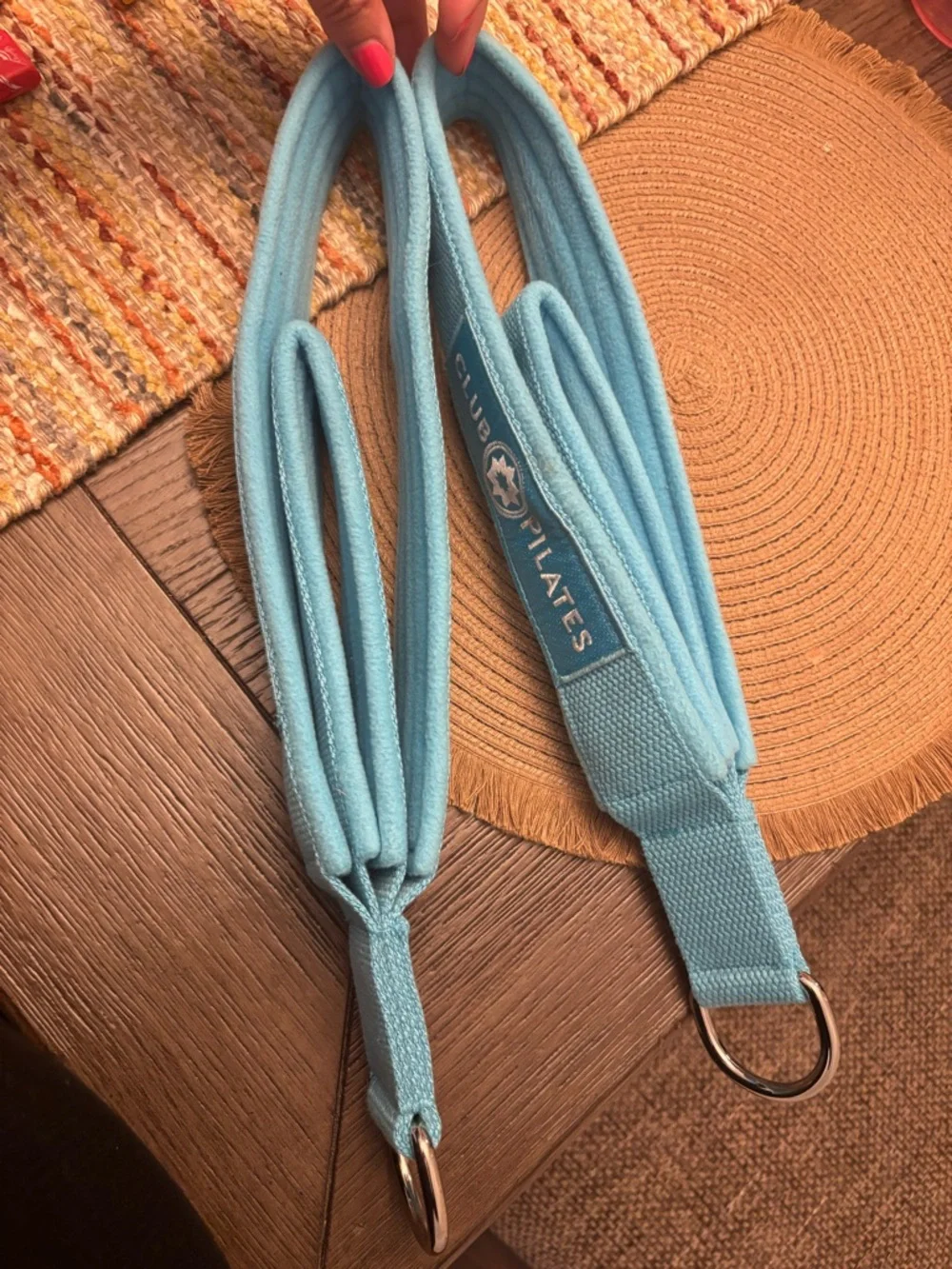 Club Pilates double loops strap for Pilates Reformer workout machine - Picture 3 of 4